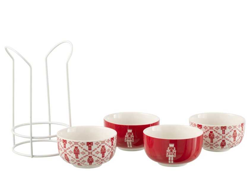 COFFRET 4 BOLS + SUPPORT