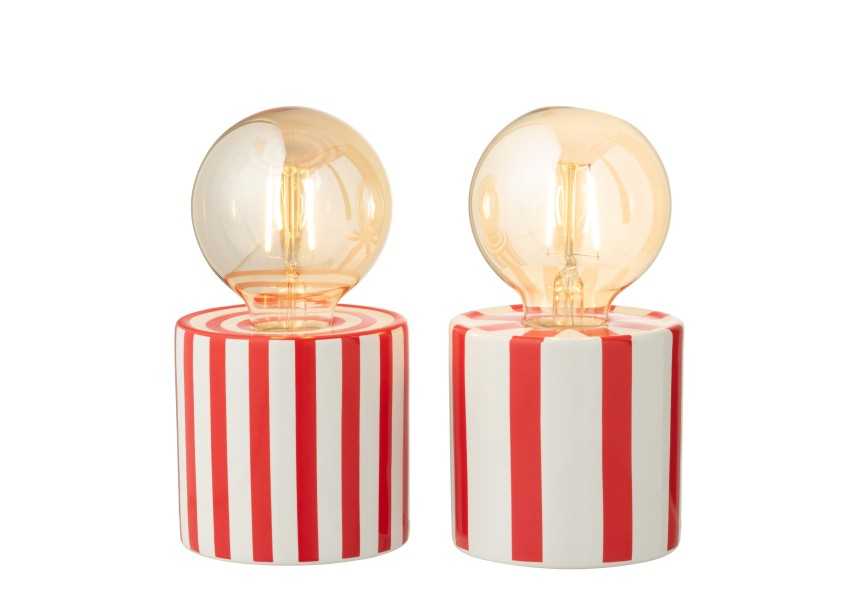 LAMPE DE TABLE RAYÉE