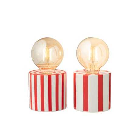 LAMPE DE TABLE RAYÉE