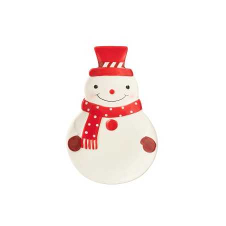 ASSIETTE BONHOMME DE NEIGE