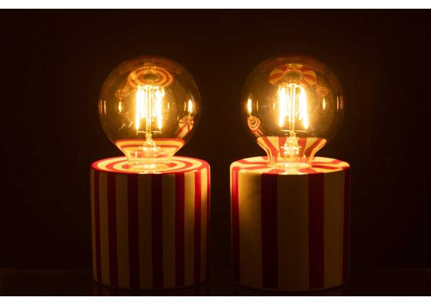 LAMPE DE TABLE RAYÉE