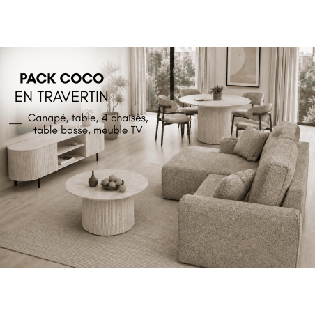PACK COCO TRAVERTIN