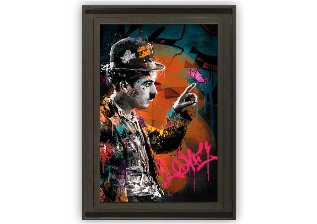 CHARLIE CHAPLIN ET LE PAPILLON