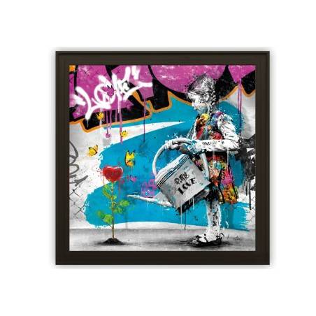 LA FILLE ET L'ARROSOIR