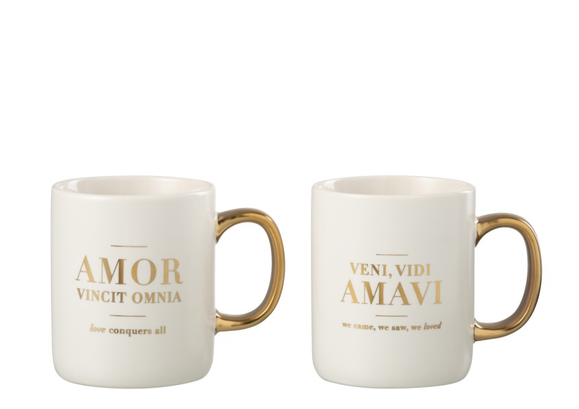 Tasse Amour Latin porcelaine