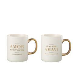 Tasse Amour Latin porcelaine