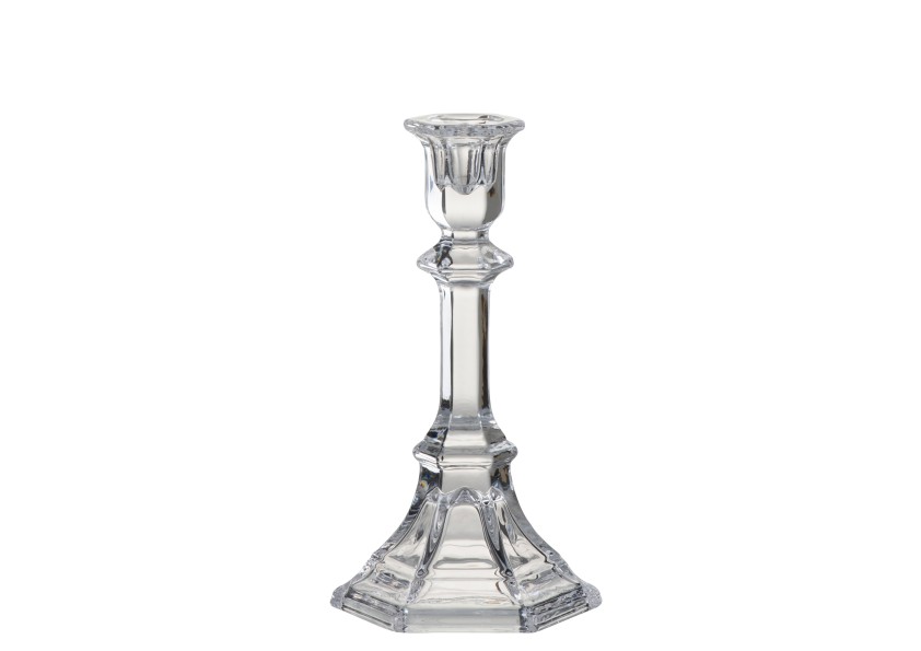 Bougeoir classique en verre