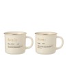 Tasse Famille/Maison x2