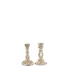 Porte-bougie en verre oriental petit x2