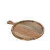 Planche à découper ronde en bois de manguier