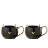 Tasses chat en porcelaine x2