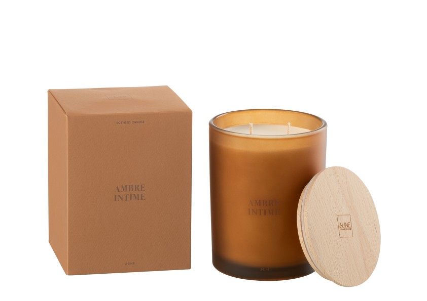 Bougie parfumée  Ambre Intime