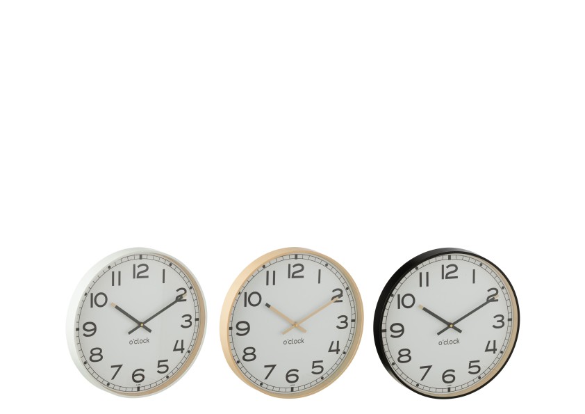 Horloge murale ronde X3