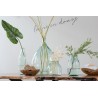 Vase en verre transparent large