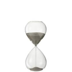 Sablier déco sable gris moyen