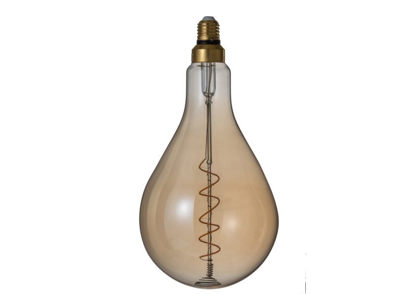 Ampoule LED en spirale ambre