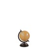 Globe sur pied en bois ocre petit