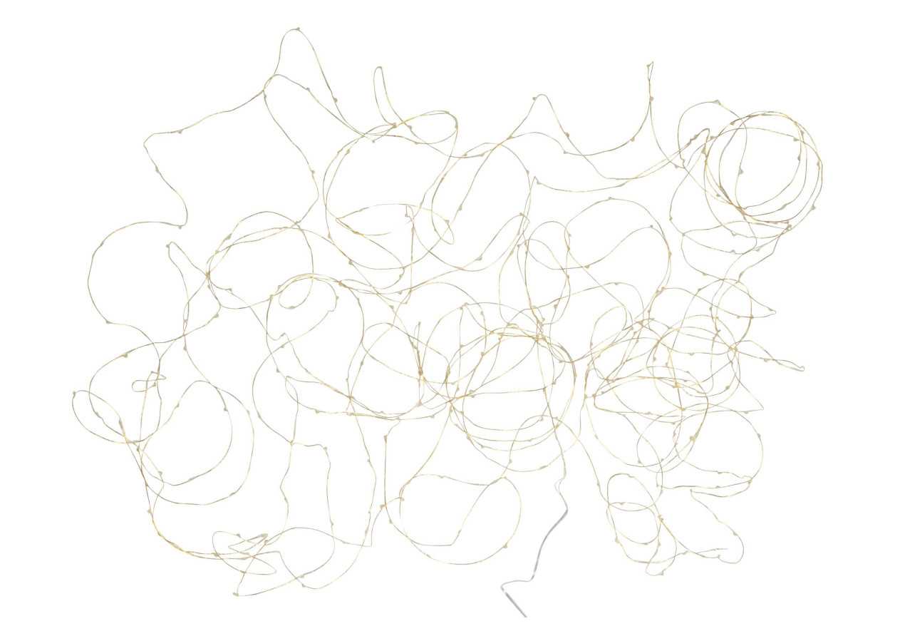 Fil de lumières 30m Or 300 Led