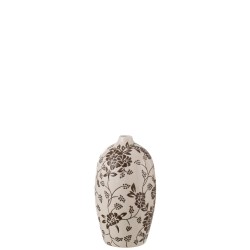 Vase Zen ovale en porcelaine