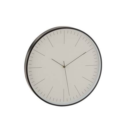Horloge Gerbert en aluminium noir