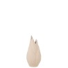 Vase en céramique beige petit