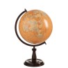 Globe sur pied en bois ocre large