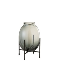 Vase sur pied bord irrégulier petit