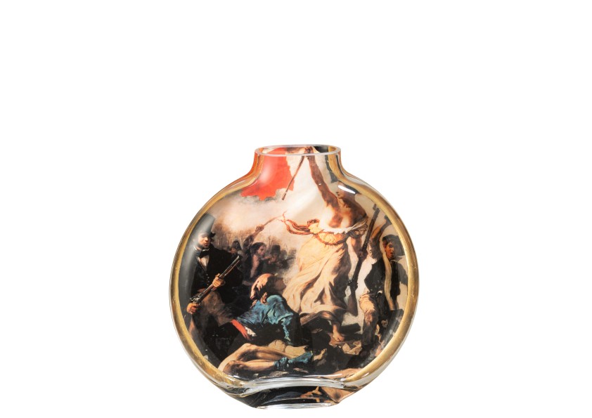 Le vase Chartistes inspiré par La Liberté guidant le peuple.