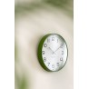 Horloge murale ronde vert/blanc/noir x3 large