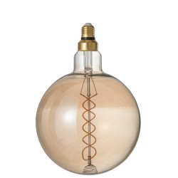 Ampoule Smokey double spirale E27