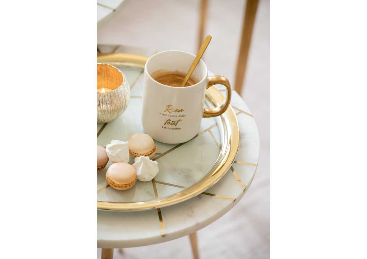 Assiette décorative en verre