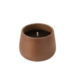 Bougie d'extérieur marron moyen