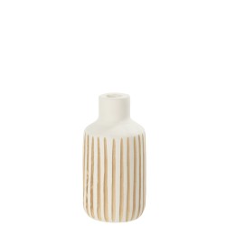 Vase Ying en bois blanc petit