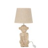 Lampe singe beige