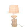 Lampe singe beige