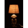 Lampe singe beige