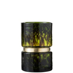 Vase en verre tache petit