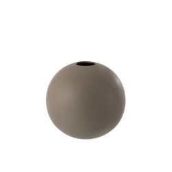 Vase balle gris foncé large