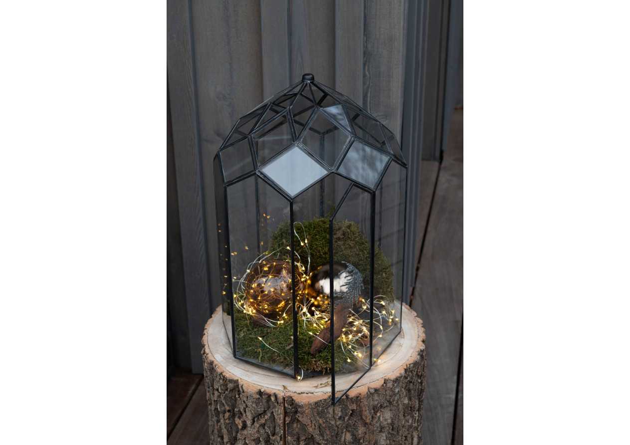 Terrarium noir moyen