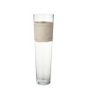 Vase Delph en verre grand