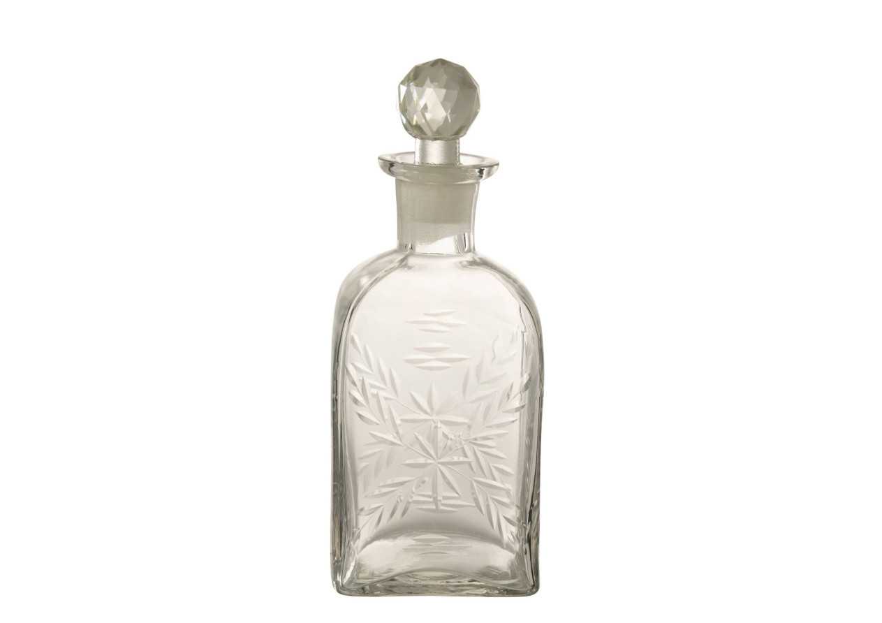 Carafe en verre carrée