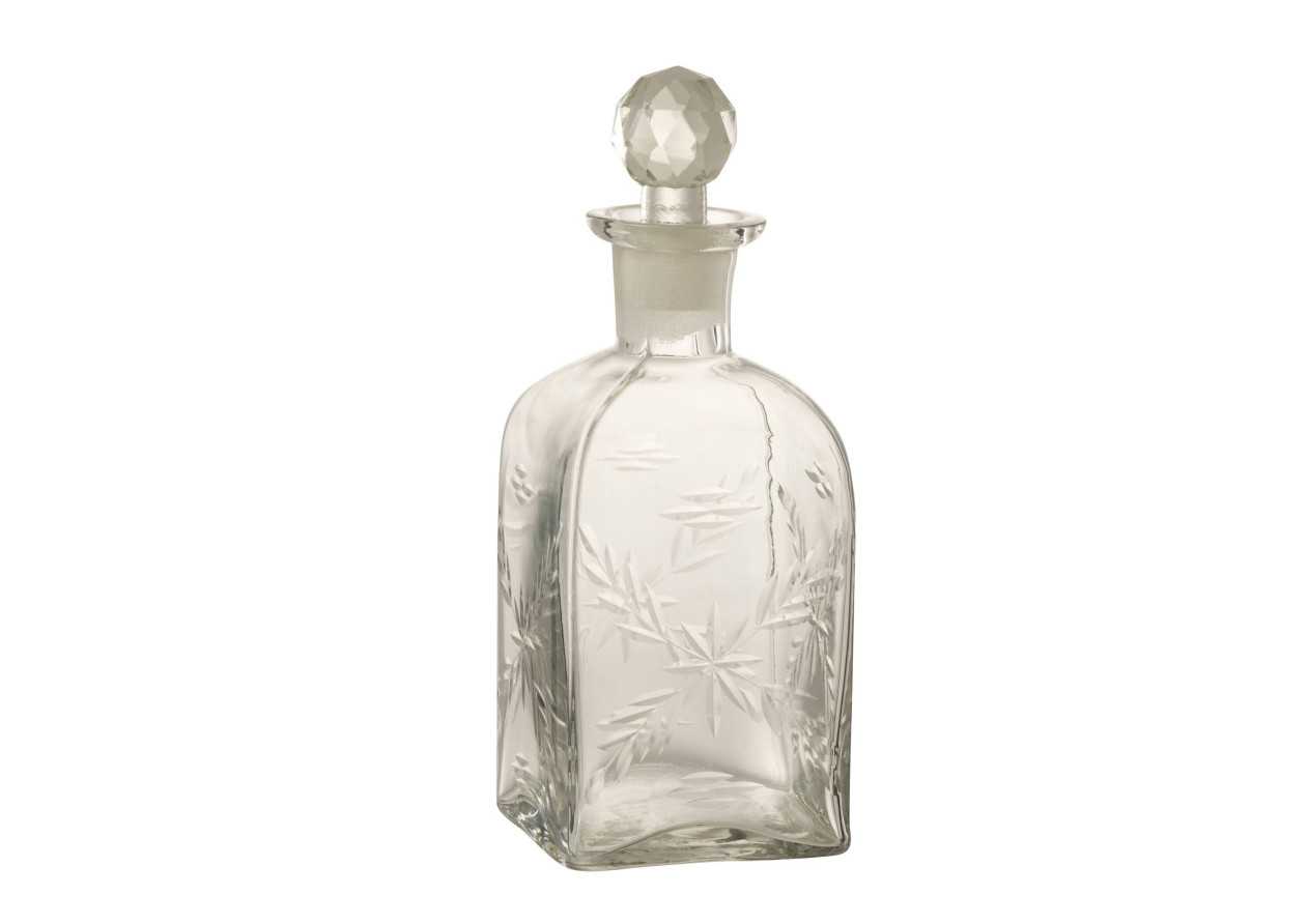 Carafe en verre carrée