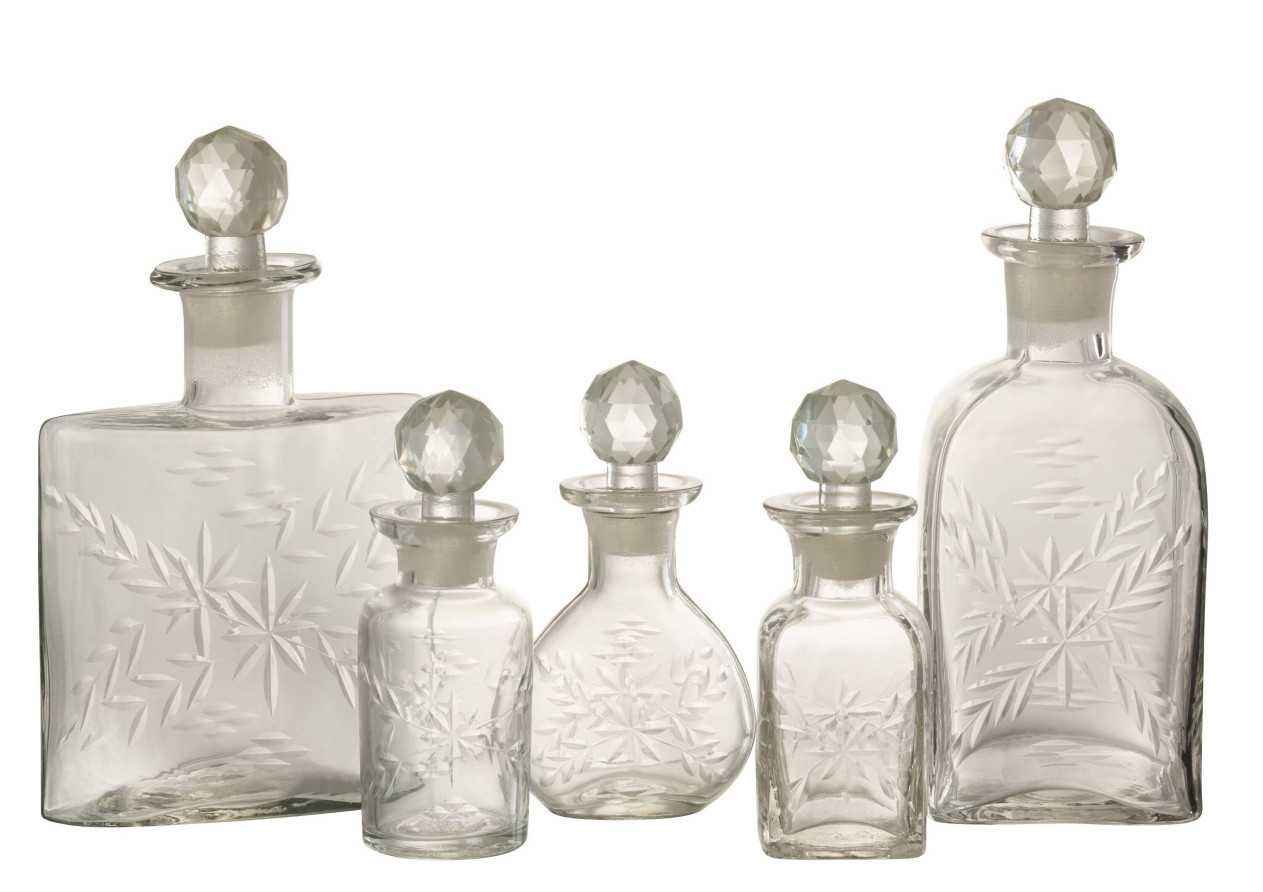 Carafe en verre carrée