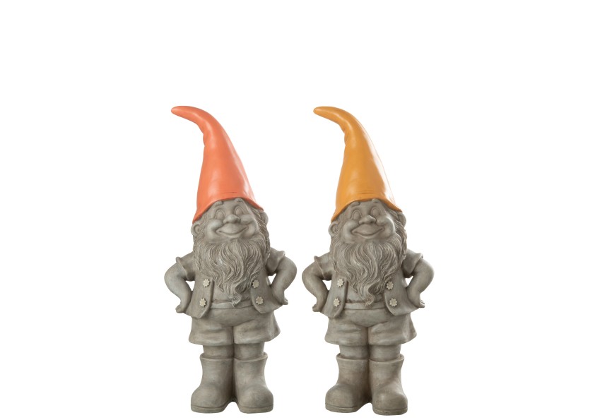 Gnome chapeau pointu x2 large