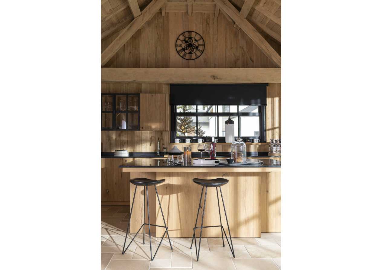 Horloge roues chiffres romains petite