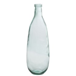 Vase bouteille en verre