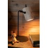 Lampe de bureau Silas en bois naturel