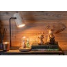 Lampe de bureau Silas en bois naturel