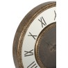 Horloge en chiffres romains miroir doré petit