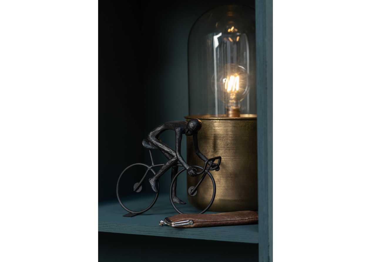 Lampe de table antique doré à LED de large